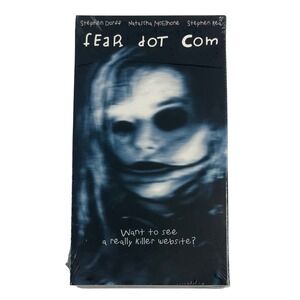 Fear Dot Com VHS 2003 Horror Movie Stephen Dorff Warner Home Video New Sealed
